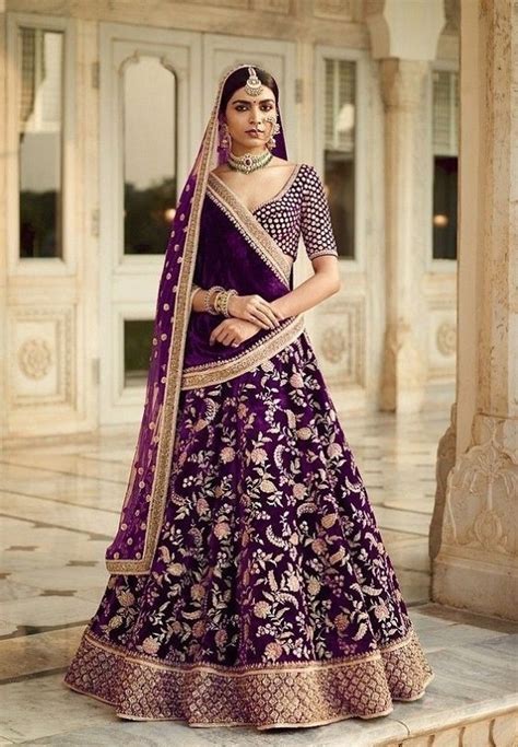 Purple Lehenga Bridal