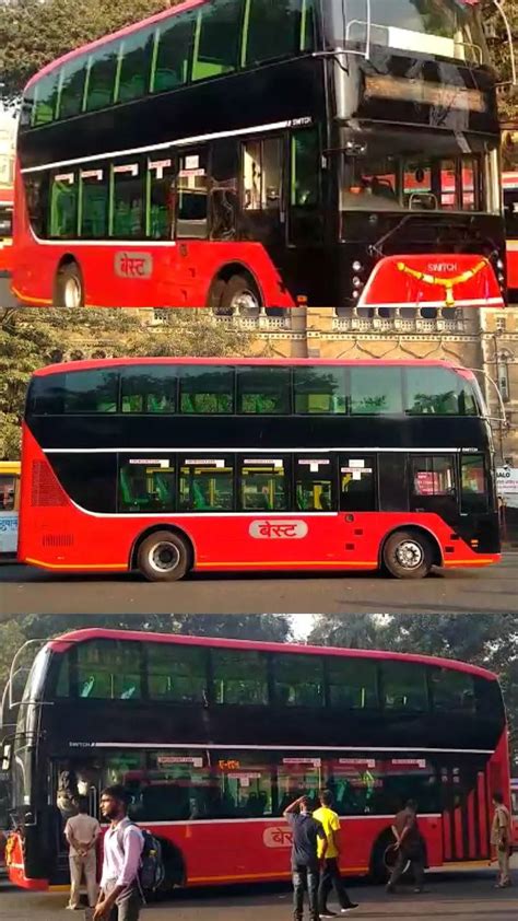 Mumbai Double Decker Bus Countrys First Electric Double Decker Bus