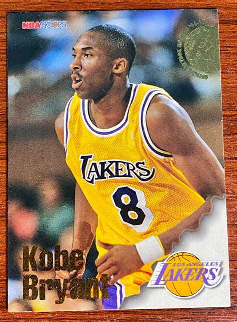 Kobe Bryant Rookie NBA Hoops 1996 97 Skybox Hobbies Toys