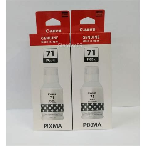 Jual Tinta Canon Gi Gi Black Original Hitam Shopee Indonesia