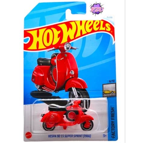 Hot Wheels Vespa SS Super Sprint Case D E Shopee Malaysia
