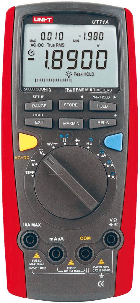 Ut A Uni T Trms Digital Multimeter Counts Elecena Pl