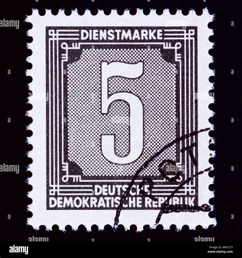 East Germany Postage Stamp Official Stamps For Administration Post