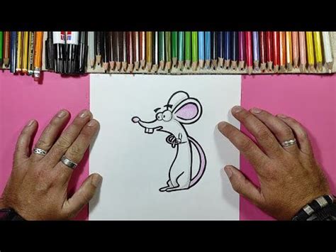 Como Dibujar Un Raton Paso A Paso How To Draw A Mouse Youtube