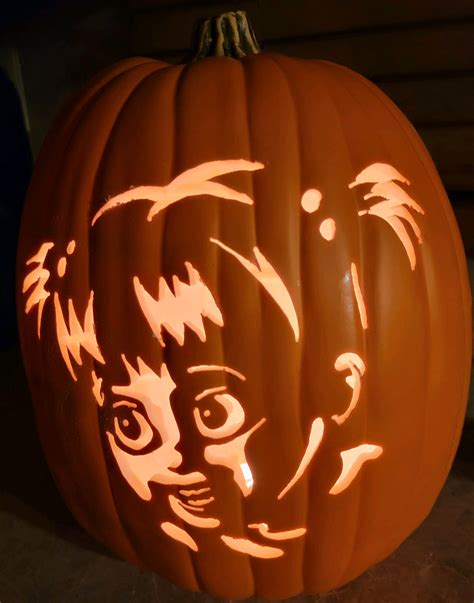 Boo From Monsters Inc Pumpkin Glow