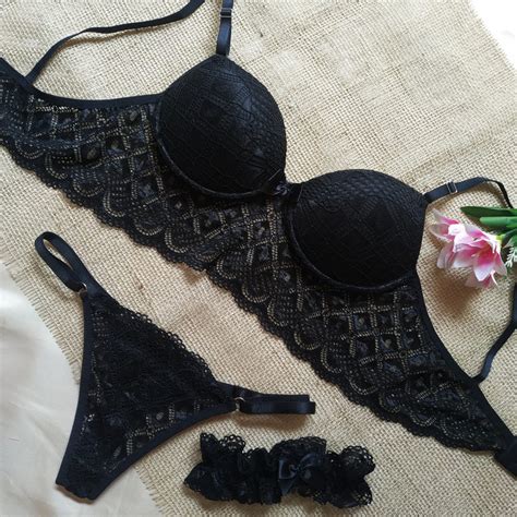 Conjunto Lingerie Sexy Luxo Pe As Confort Vel Pronta Entrega Shopee Brasil