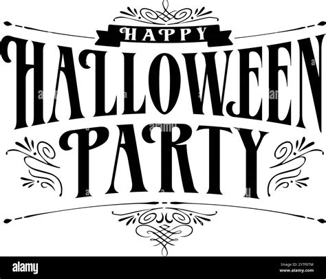 Halloween Party Logo Vector Illustration Stock Vector Image And Art Alamy