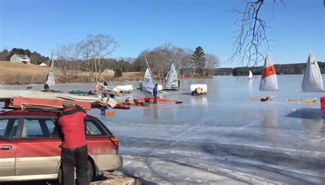 Video Ten Steps To Go Iceboating Scuttlebutt Sailing News