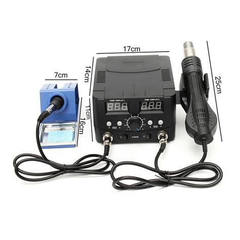 Unknown 750W LCD Rework Soldering Station 8582D Electric Hot Air Gunn