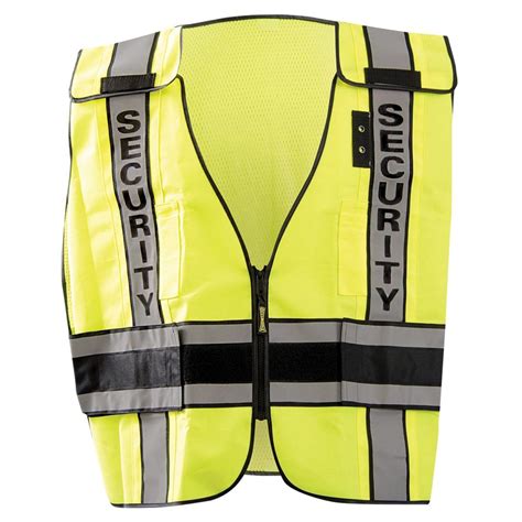 Custom Occunomix Type P Class 2 High Vis Security Mesh Back Public