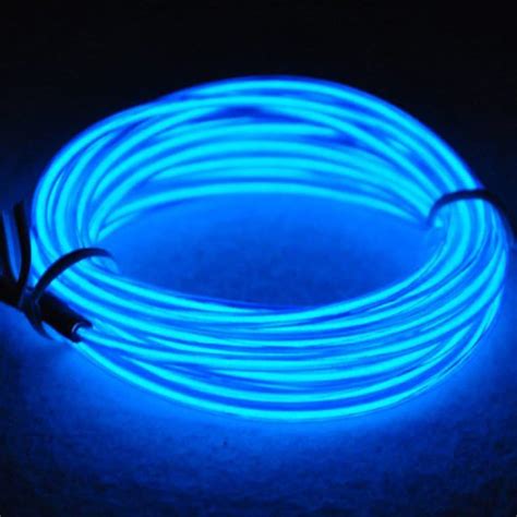 El Filo Blu Neon Wire Ardore Di Effetto Stroboscopico