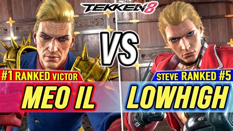 T8 Meo IL 1 Ranked Victor Vs LowHigh 5 Ranked Steve Tekken 8