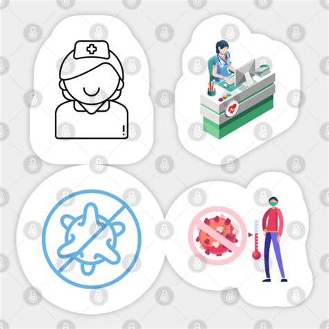 Infection Control Nurse Sticker Pack - Infection Control Nurse - Infection Control Nurse Idea ...