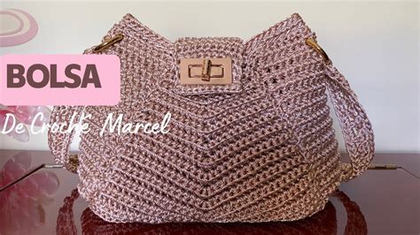 BOLSA DE CROCHÊ MARCEL FÁCIL E RÁPIDA por CrisTelesCroche YouTube