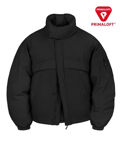 MUSINSA Codegraphy PRIMAL OFT Monster Short Padded Jacket Black