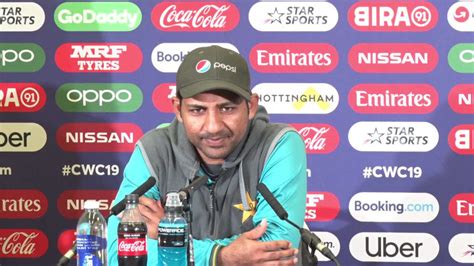 30 May - Trent Bridge - Pakistan Captain Sarfaraz Ahmed pre-tournament ...