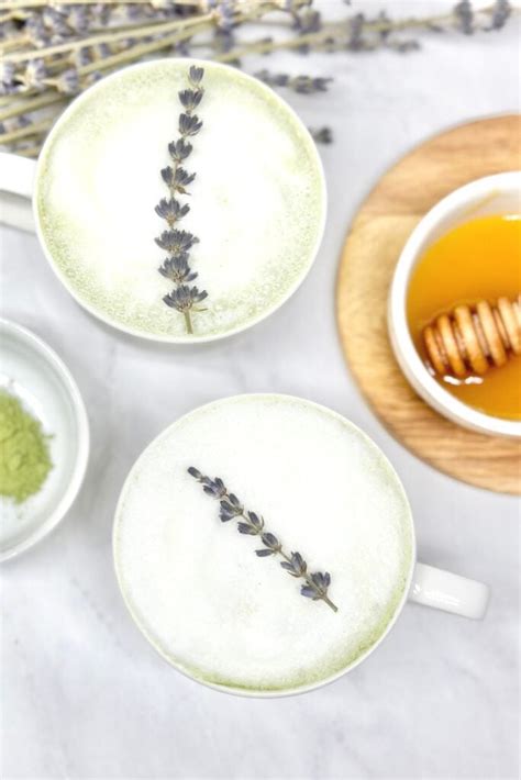 Honey Lavender Matcha Latte Recipe Daily Tea Time