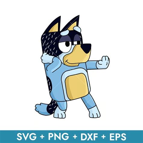 Bandit Dad Svg Bluey Dad Svg Bluey Svg Cartoon Svg Png E Inspire