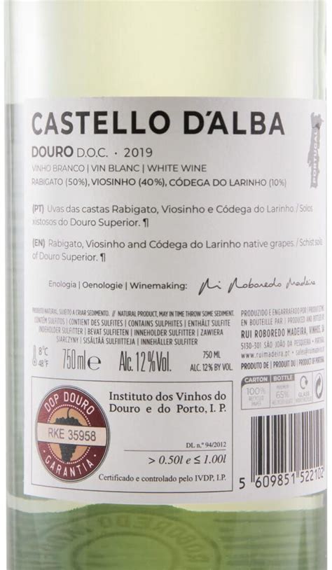 2019 Castello D Alba Branco