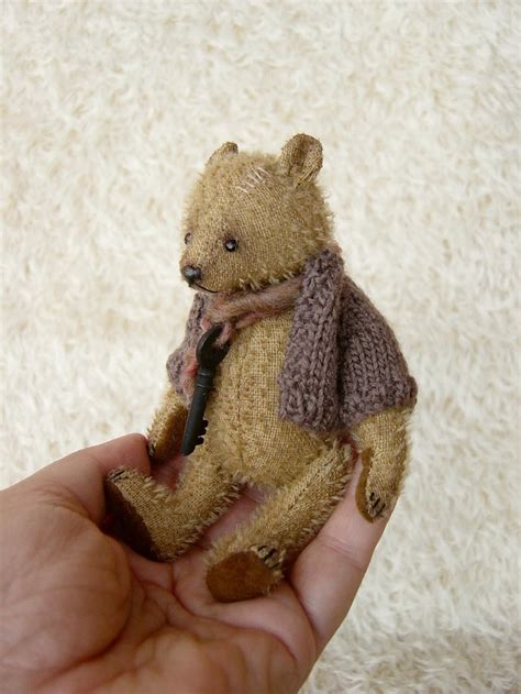 Toys And Games Artist Bear Handmade Teddy Bears Little Teddy Brown Teddy