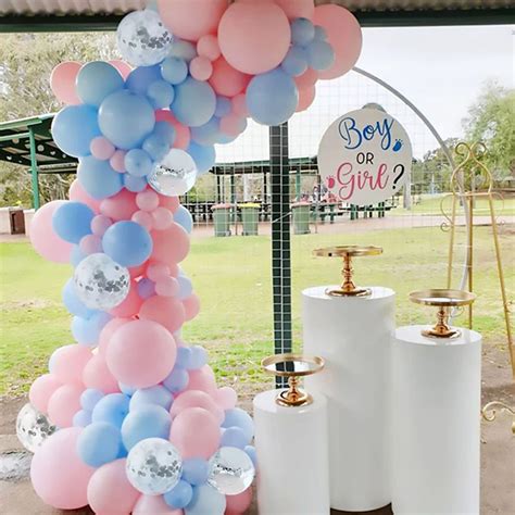 Kit Decoración Fiesta Globos Revelación Genero Gender Reveal Darababy mx