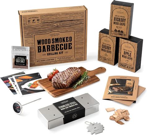 Wood Smoked Bbq Grill Kit Anniversary Gifts