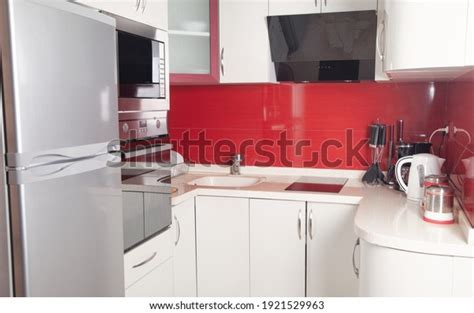 Kitchen Interior Modern Furniture Kitchen Design Stock Photo 1921529963