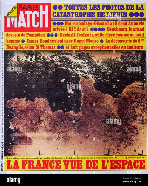 Frontpage Of French News And People Magazine Paris Match N