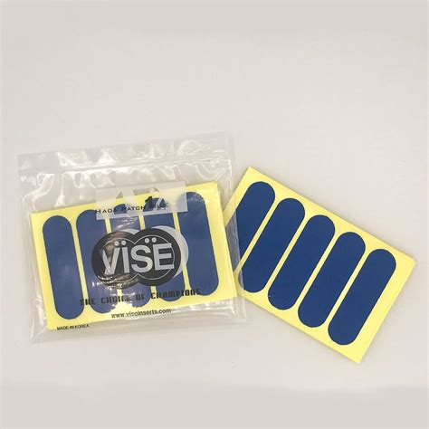 Vise Hada Patch Pre Cut Tape 34 Width 50 Piece Blue