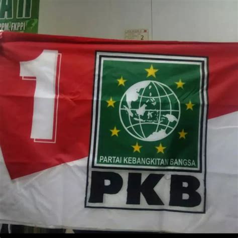 Jual Discount Bendera Partai PKB 2x3 M BENDERA CUSTOM BENDERA NU