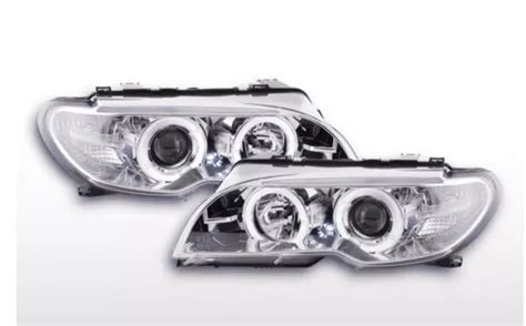 FK LED DRL Halo Angel Eye phares BMW Série 3 E46 Coupé Cabriolet 03 05