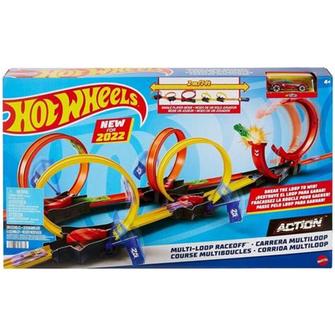 Pista Hot Wheels Corrida Multiloop Action Mattel Games And Eletronicos