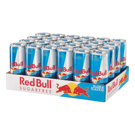 Red Bull Energy Drink Sugar Free 250 Ml 24 Pack Buy Online In