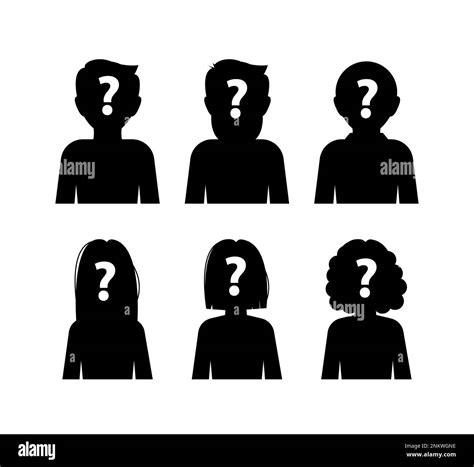 Unknown Person Incognito Anonymous Male Silhouette Profile Avatar