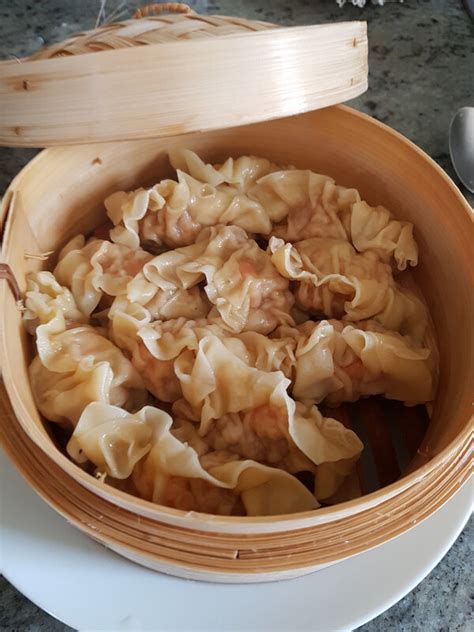 Raviolis Chinois Au Porc Et Crevettes Ou Wonton Cuisine Gourmande