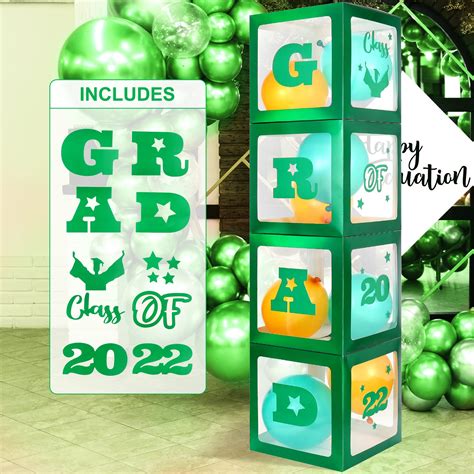 Buy Green Graduation Balloon Boxes Decorations Green Balloon Boxes 4