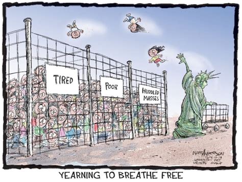 Statue Of Liberty Immigration Cartoon