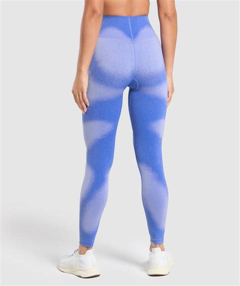 Gymshark Blur Seamless T Shirt Iris Bluepowdered Lilac Gymshark
