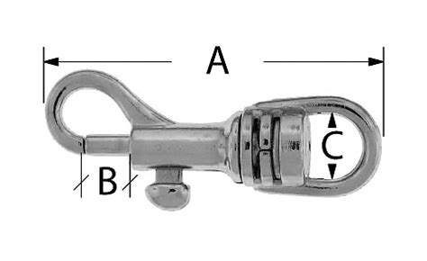 Item Z Small Swivel Eye Bolt Snap On Zoron