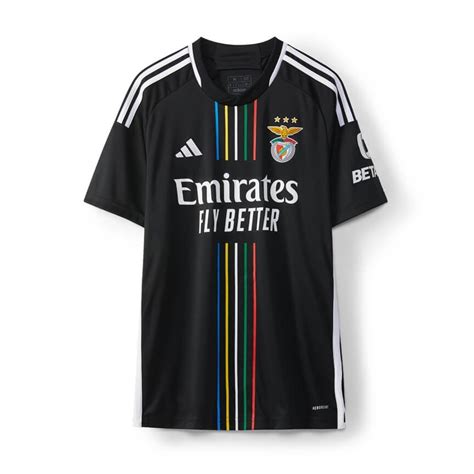 Camisa Benfica Ii Torcedor Adidas Masculino Preto