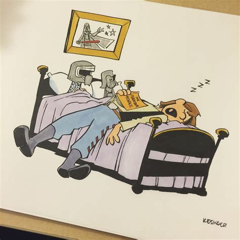 Calvin Hobbes Star Wars Drawings Brian Kesinger Artofit