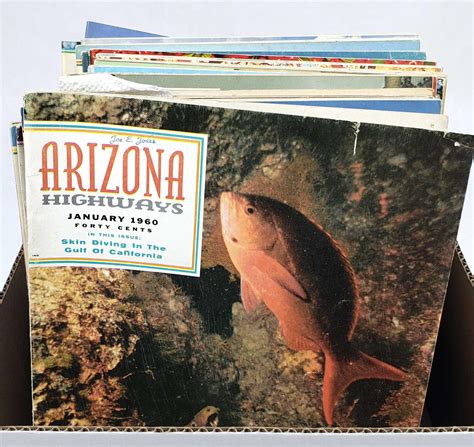 Lot 1960 1969 Arizona Highways Magazines