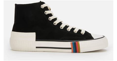 Paul Smith Kelvin Hi Top Trainers In Black For Men Lyst