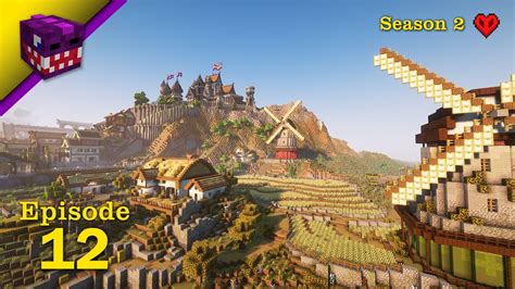 I Built A FARMING DISTRICT With WINDMILLS Minecraft 1 20 Hardcore