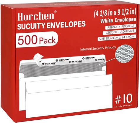 Amazon Quality Park Redi Seal Security Tint Envelopes White