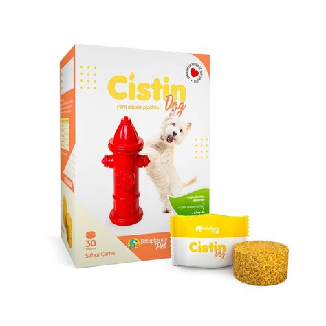 Cistin Dog Sabor Carne para Cães 30 Tabletes - Botupharma Pet - Empório ...