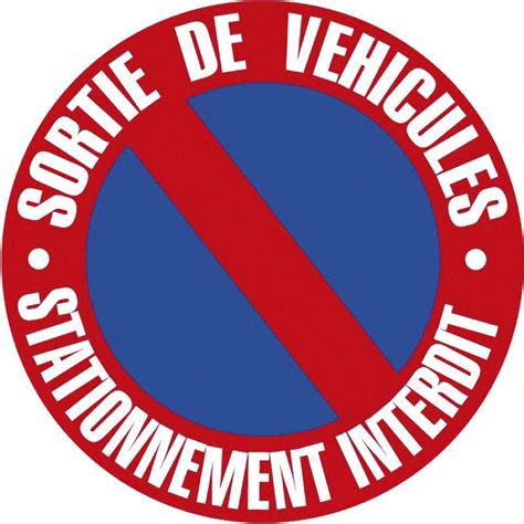 Panneau De Signalisation Stationnement Interdit Portail