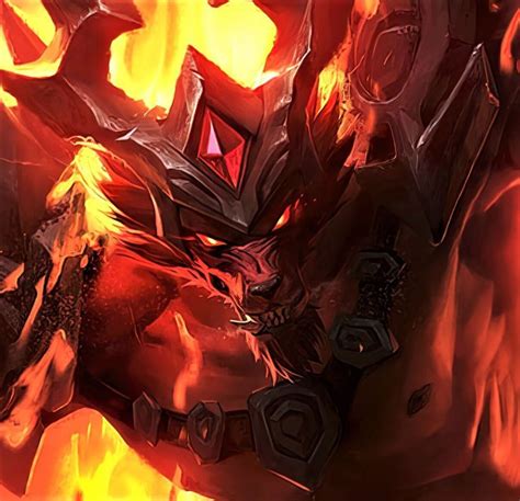 Infernal Nasus League Of Legends Lol Legend