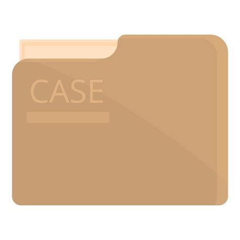 Vector De Dibujos Animados De Icono De Caso De Carpeta De Crimen