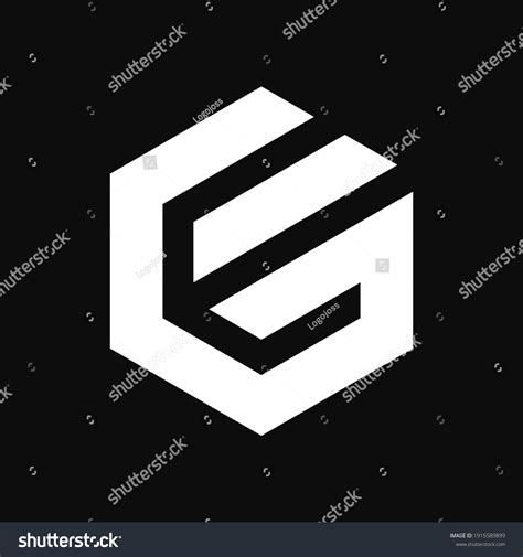 Letter GI Initial Logo Template Royalty Free Stock Vector 1915589899